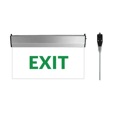 EXIT üveg LED kijáratjelző 3W 2órás EXIT üveg LED kijáratjelző 3W 2órás