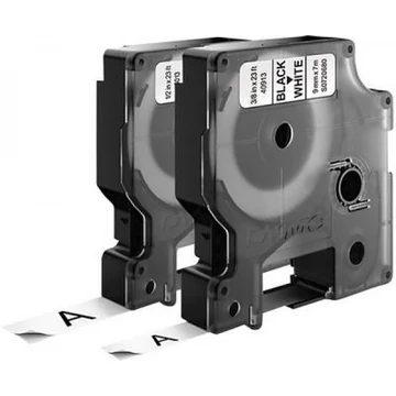 FOR USE DYMO D1 9mm x 7 m fehér-fekete /FU/ 40913