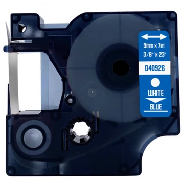 FOR USE DYMO D1 40926 9mm x 7m fehér-kék /FU/