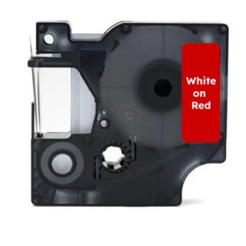 FOR USE DYMO D1 40927 9mm x 7m fehér-piros /FU/