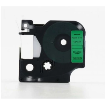 FOR USE DYMO D1 45019 12mm x 7 m zöld-fekete S0720590 /FU/