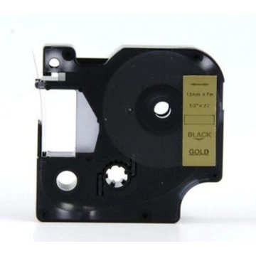 FOR USE DYMO D1 45023 12mm x 7 m arany-fekete /FU/