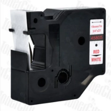 FOR USE DYMO D1 45805 19mm x 7m fehér-piros #S0720850 /FU/