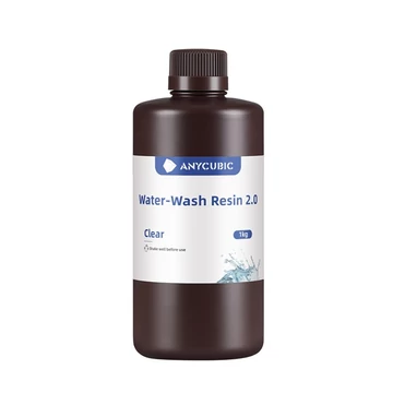 ANYCUBIC 3D Gyanta - Water Washable Resin Clear SSX2CL-102A (Átlátszó, 1kg)