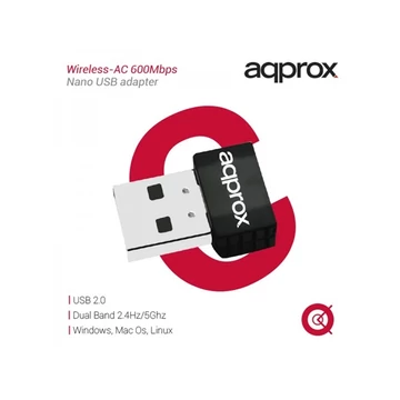 Approx Wireless-AC 600Mbps Nano USB adapter