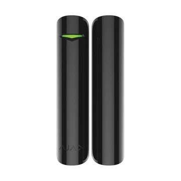 Ajax DoorProtect Plus BL vezetéknélküli fekete nyitásérzékelő, dőlés és rezgésérzékelővel