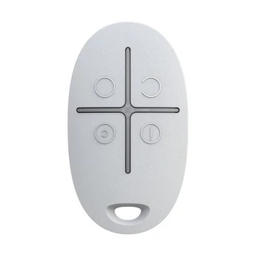 Ajax SpaceControl WH 4 funkciós led vissza jelzéssel, fehér távirányító Ajax SpaceControl WH 4 funkciós led vissza jelzéssel, fehér távirányító