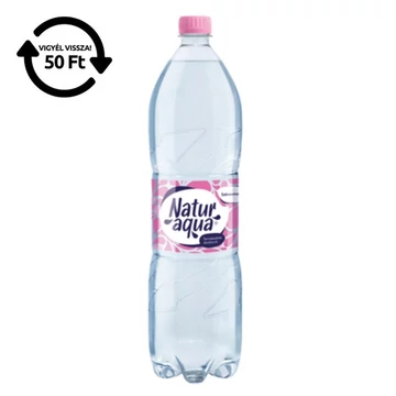 Ásványvíz, szénsavmentes, NATUR AQUA, 1,5 l