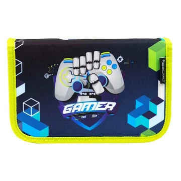 Tolltartó, klapnis, cipzáras, BELMIL "Pixel Cube Game", többszínű, pixel