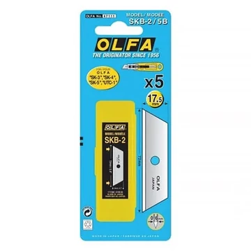Biztonsági vágókés betét OLFA SKB-2/5B  rozsdamentes acél  5 darabos Biztonsági vágókés betét OLFA SKB-2/5B  rozsdamentes acél  5 darabos