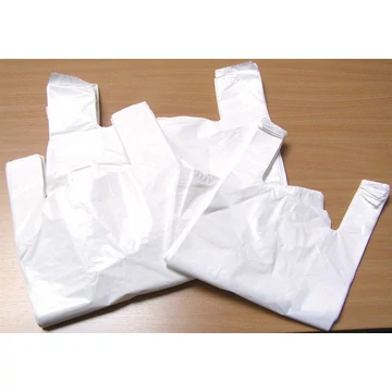 Ingvállas tasak, fehér, 32x8x55cm, 500db/cs Ingvállas tasak, fehér, 32x8x55cm, 500db/cs