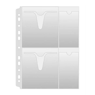 CD/DVD genotherm, lefűzhető, A4, 160mikron, víztiszta, DONAU, 25db/cs