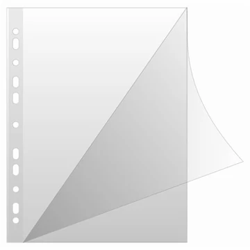 Genotherm, "L", lefűzhető, A4, 150mikron, víztiszta, DONAU, 50db/cs