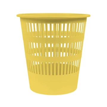 Papírkosár, 12 liter, DONAU, pasztellsárga Papírkosár, 12 liter, DONAU, pasztellsárga