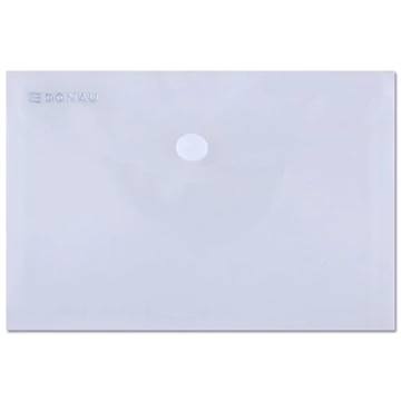 Irattartó tasak, A6, PP, patentos, DONAU, áttetsző