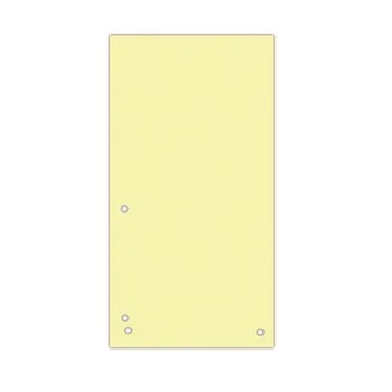 Elválasztócsík, karton, DONAU, citromsárga, 100db/cs