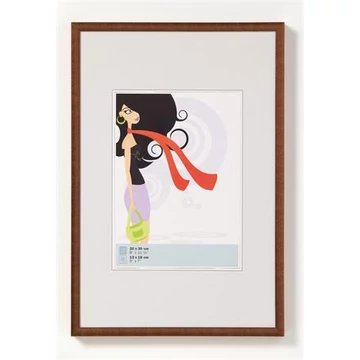 Képkeret, műanyag, 13x18 cm, "New Lifestyle", bronz