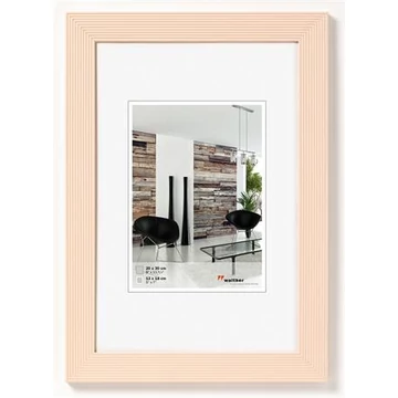 Képkeret, fa, 10x15 cm, "Grado" krém