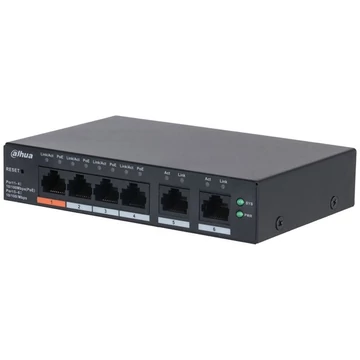 Dahua CS4006-4ET2ET-60 4x10/100 Mbps PoE + 2x10/100 Mbps uplink/60W/Cloud Managed PoE Switch Dahua CS4006-4ET2ET-60 4x10/100 Mbps PoE + 2x10/100 Mbps uplink/60W/Cloud Managed PoE Switch