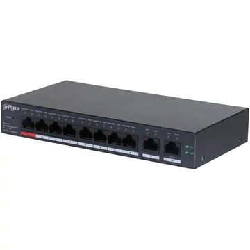 Dahua CS4010-8ET-110 8x10/100 Mbps PoE + 2x1 Gbps uplink/110W/Cloud Managed PoE Switch Dahua CS4010-8ET-110 8x10/100 Mbps PoE + 2x1 Gbps uplink/110W/Cloud Managed PoE Switch