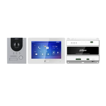 Dahua KTD01(F) kétvezetékes IP video kaputelefon szett / falba süllyeszthető szerelő dobozzal