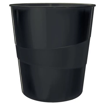 Papírkosár, 15 liter, LEITZ "Recycle", fekete Papírkosár, 15 liter, LEITZ "Recycle", fekete
