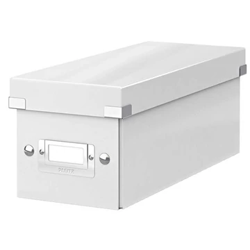 CD-doboz, LEITZ "Click&Store", fehér CD-doboz, LEITZ "Click&Store", fehér