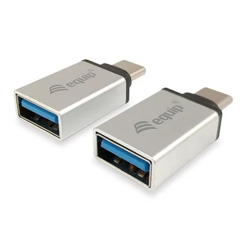 Adapter, USB-C-USB-A átalakító, 2 db, EQUIP Adapter, USB-C-USB-A átalakító, 2 db, EQUIP