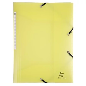 Gumis mappa, PP, A4, EXACOMPTA "Chromaline Pastel", sárga Gumis mappa, PP, A4, EXACOMPTA "Chromaline Pastel", sárga