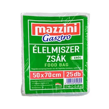 Élelmiszerzsák 50 x 70 cm 25 db/tekercs 20 tekercs/karton Élelmiszerzsák 50 x 70 cm 25 db/tekercs 20 tekercs/karton
