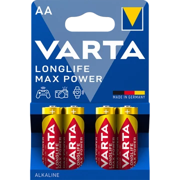 Elem, AA ceruza, 4 db, VARTA "Longlife Max Power"