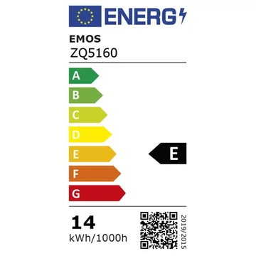 Emos ZQ5160 CLASSIC A60 14W E27 1521 lumen meleg fehér LED izzó Emos ZQ5160 CLASSIC A60 14W E27 1521 lumen meleg fehér LED izzó