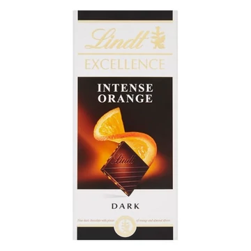 Étcsokoládé táblás LINDT Excellence narancsos 100 g