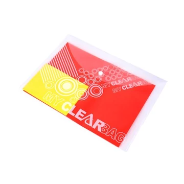 Irattartó tasak, A4, PP, patentos, 180mikron, FLEXOFFICE "FO-CBF05", áttetsző, 10db/cs