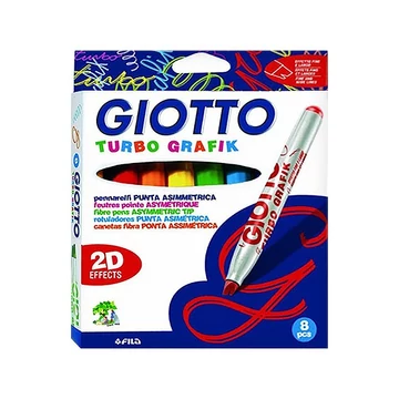 Filctoll GIOTTO Turbo Grafik 2 dimenziós 8db-os készlet