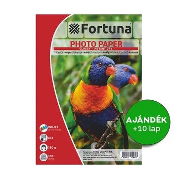 Fotópapír FORTUNA A4 inkjet fényes 180 gr 100 ív/csomag
