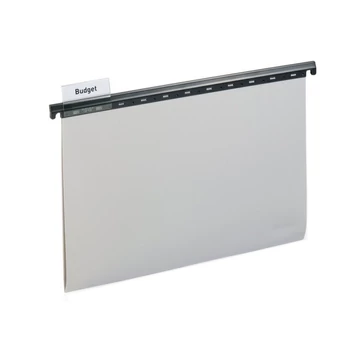 Függőmappa, PP, A4, DURABLE, szürke, 25db/cs