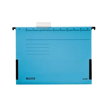 Függőmappa, oldalvédelemmel, karton, A4, LEITZ "Alpha", kék