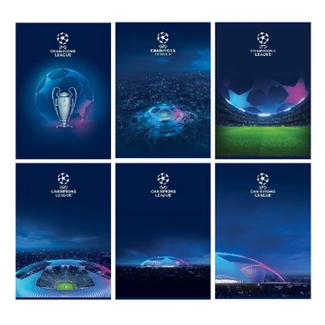 Füzet CHAMPIONS LEAGUE A/4 54 lapos sima
