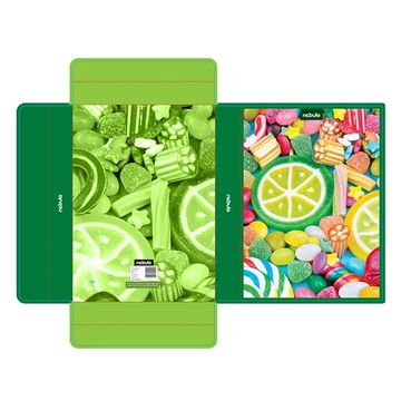 Füzetbox NEBULO A/4 hullámkarton Candy