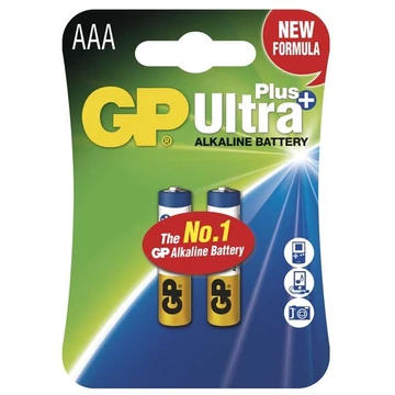 GP Ultra Plus AAA (LR03) alkáli mikro ceruza elem 2db/bliszter