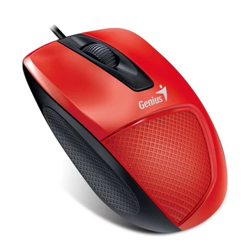 Genius Egér - DX-150X (Vezetékes, 1000 DPI, 3 gomb, USB, piros)