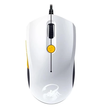 Genius Scorpion M6-600 fehér-narancs gamer egér
