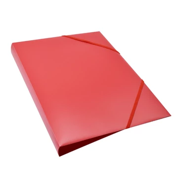 Gumis mappa A4, műanyag gerincvastagított 30mm, Bluering® piros Gumis mappa A4, műanyag gerincvastagított 30mm, Bluering® piros