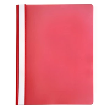 Gyorsfűző OPTIMA A4 műanyag piros