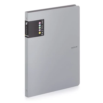 Gyűrűskönyv PASTELINI A/4 4 gyűrű PP 20 mm szürke