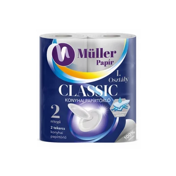 Müller Classic bcell 50 lap/tekerecs 2 tekercs/csomag háztartási papírtörlő