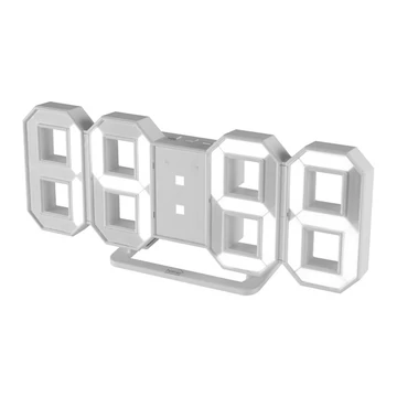 Home LTC 04 digitális 3D fehér ébresztőóra Home LTC 04 digitális 3D fehér ébresztőóra