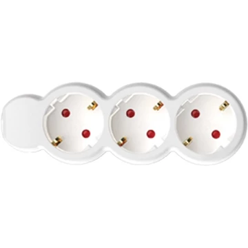 Home NV 3-5/WH/1,5 3 aljzat 5méter 3x1,5mm2 fehér elosztó Home NV 3-5/WH/1,5 3 aljzat 5méter 3x1,5mm2 fehér elosztó