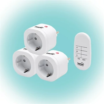 Home TH 3013 távirányítható hálózati aljzat szett távirányítóval Home TH 3013 távirányítható hálózati aljzat szett távirányítóval